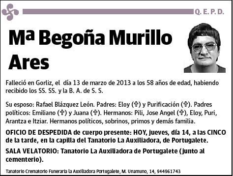 MURILLO ARES,Mª BEGOÑA