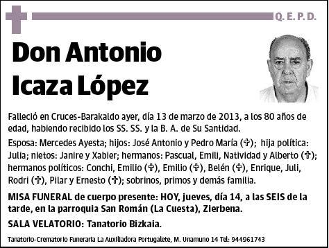 ICAZA LOPEZ,ANTONIO