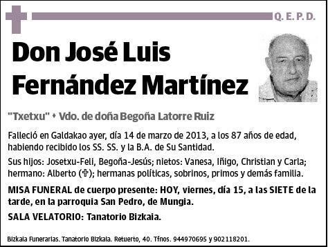 FERNANDEZ MARTINEZ,JOSE LUIS