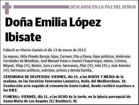 LOPEZ IBISATE,EMILIA