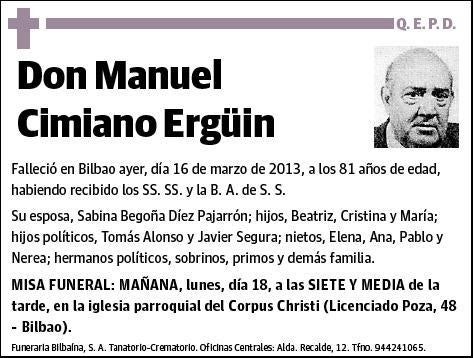 CIMIANO ERGÜIN,MANUEL