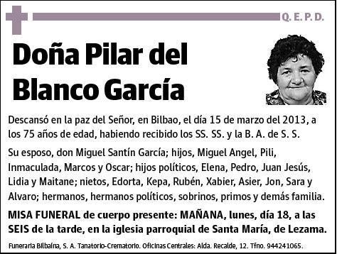 DEL BLANCO GARCIA,PILAR