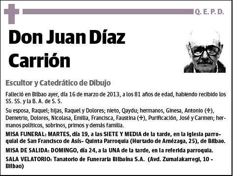 DIAZ CARRION,JUAN