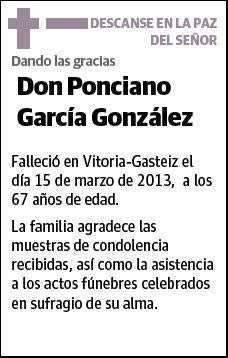 GARCIA GONZALEZ,PONCIANO