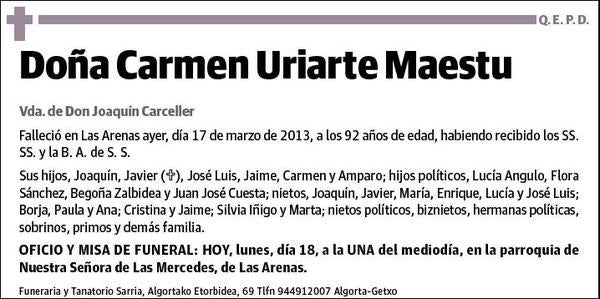 URIARTE MAESTU,CARMEN