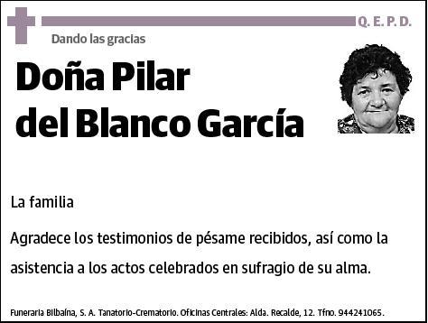 DEL BLANCO GARCIA,PILAR