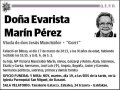 MARIN PEREZ,EVARISTA