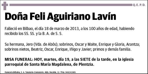 AGUIRIANO LAVIN,FELI