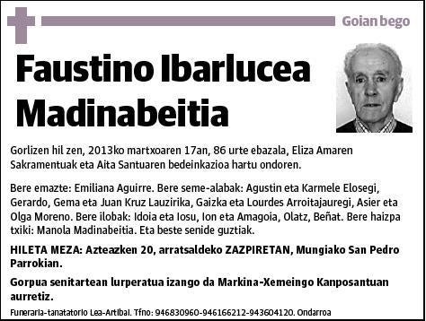 IBARLUCEA MADINABEITIA,FAUSTINO