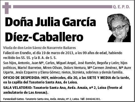 GARCIA DIEZ-CABALLERO,JULIA