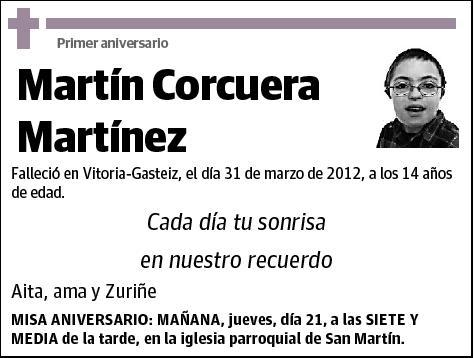 CORCUERA MARTINEZ,MARTIN