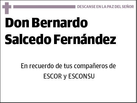 SALCEDO FERNANDEZ,BERNARDO