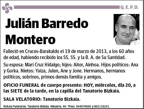 BARREDO MONTERO,JULIAN