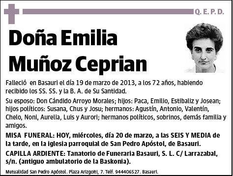 MUÑOZ CEPRIAN,EMILIA