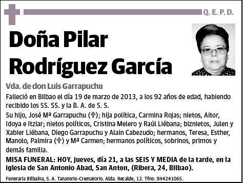 RODRIGUEZ GARCIA,PILAR