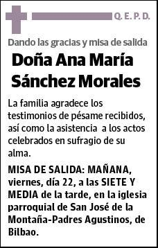 SANCHEZ MORALES,ANA MARIA