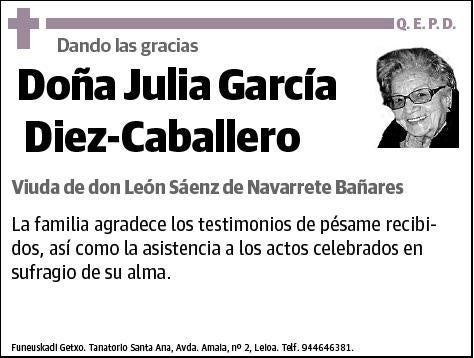 GARCIA DIEZ-CABALLERO,JULIA