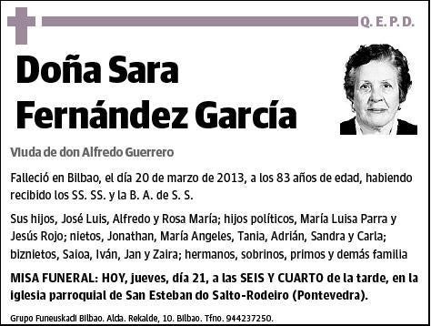 FERNANDEZ GARCIA,SARA