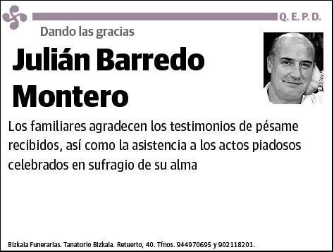 BARREDO MONTERO,JULIAN