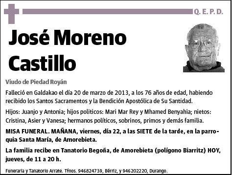 MORENO CASTILLO,JOSE