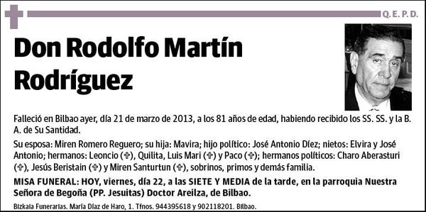 MARTIN RODRIGUEZ,RODOLFO