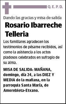 IBARRECHE TELLERIA,ROSARIO