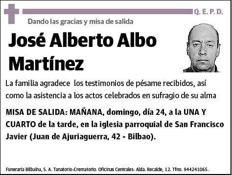 ALBO MARTINEZ,JOSE ALBERTO