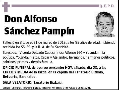 SANCHEZ PAMPIN,ALFONSO