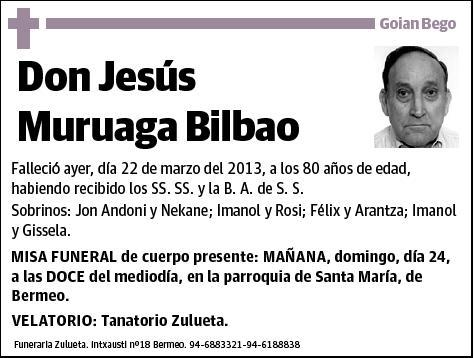 MURUAGA BILBAO,JESUS