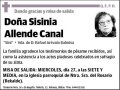 ALLENDE CANAL,SISINIA