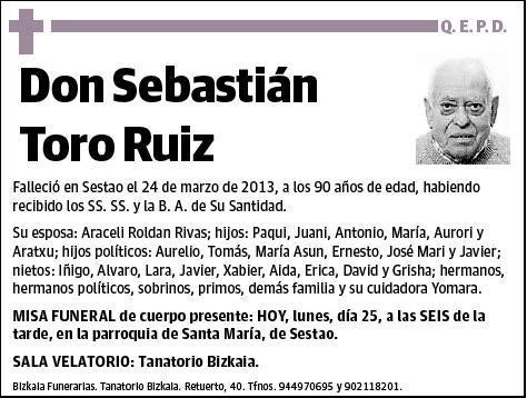 TORO RUIZ,SEBASTIAN