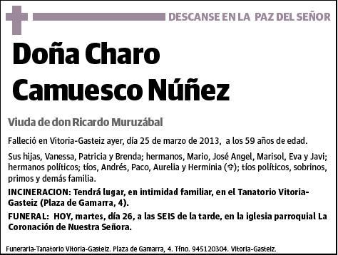 CASMUESCO NUÑEZ,CHARO