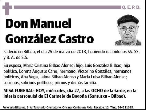 GONZALEZ CASTRO,MANUEL