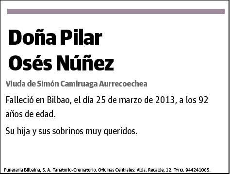 OSES NUÑEZ,PILAR