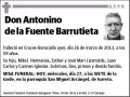 DE LA FUENTE BARRUTIETA,ANTONINO