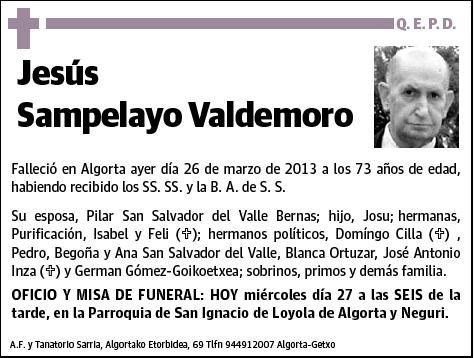 SAMPELAYO VALDEMORO,JESUS
