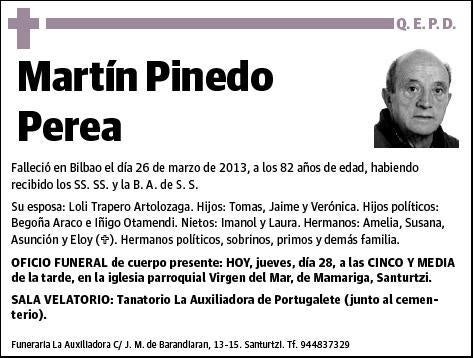 PINEDO PEREA,MARTIN