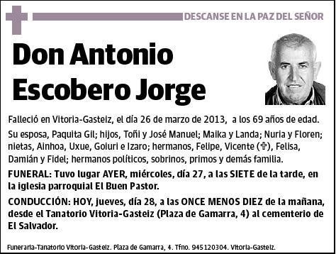 ESCOBERO JORGE,ANTONIO