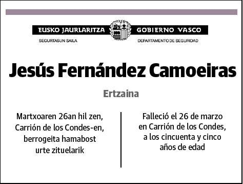 FERNÁNDEZ CAMOEIRAS,JESUS