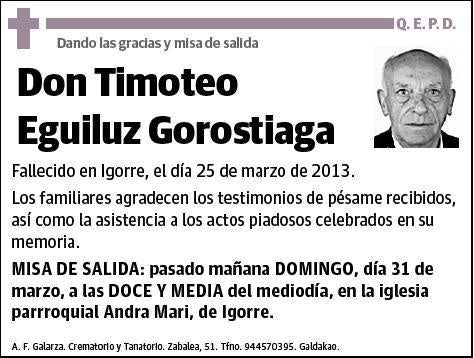 EGUILUZ GOROSTIAGA,TIMOTEO