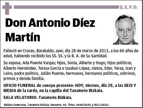 DIEZ MARTIN,ANTONIO