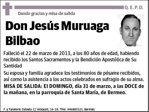 MURUAGA BILBAO,JESUS