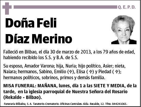 DIAZ MERINO,FELI