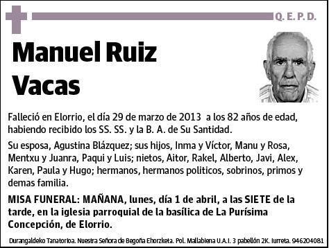 RUIZ VACAS,MANUEL