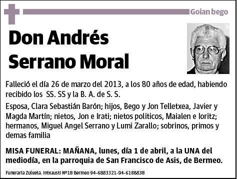 SERRANO MORAL,ANDRES