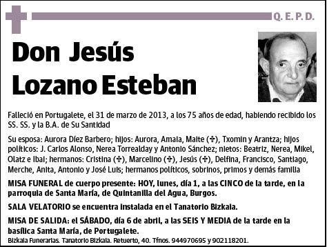 LOZANO ESTEBAN,JESUS