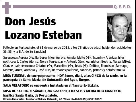 LOZANO ESTEBAN,JESUS