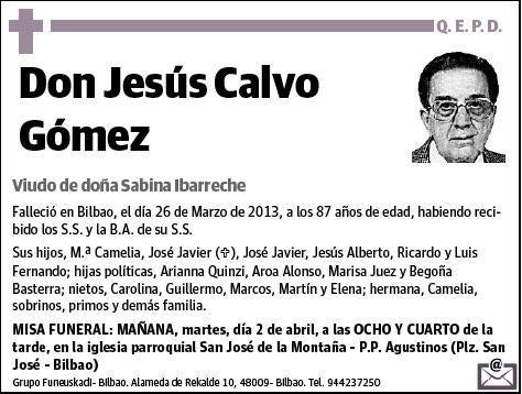 CALVO GOMEZ,JESUS