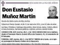 MUÑOZ MARTIN,EUSTASIO