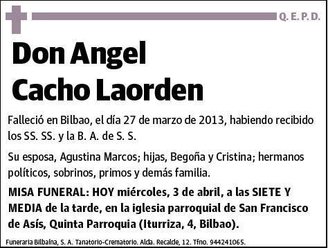 CACHO LAORDEN,ANGEL